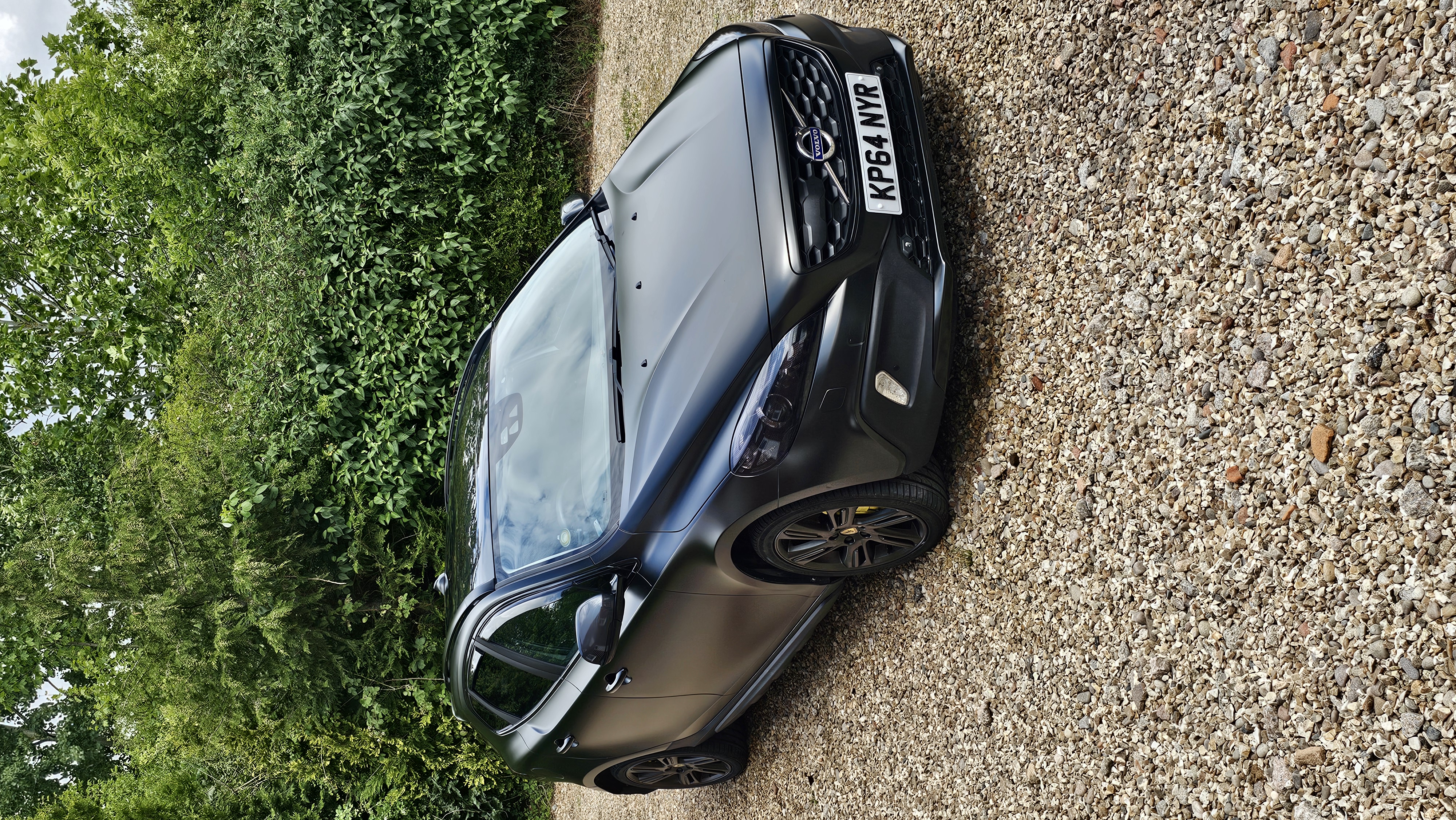 Matte Metallic Satin Gold Dust Black Car Vinyl Wrap PET review Josip 02