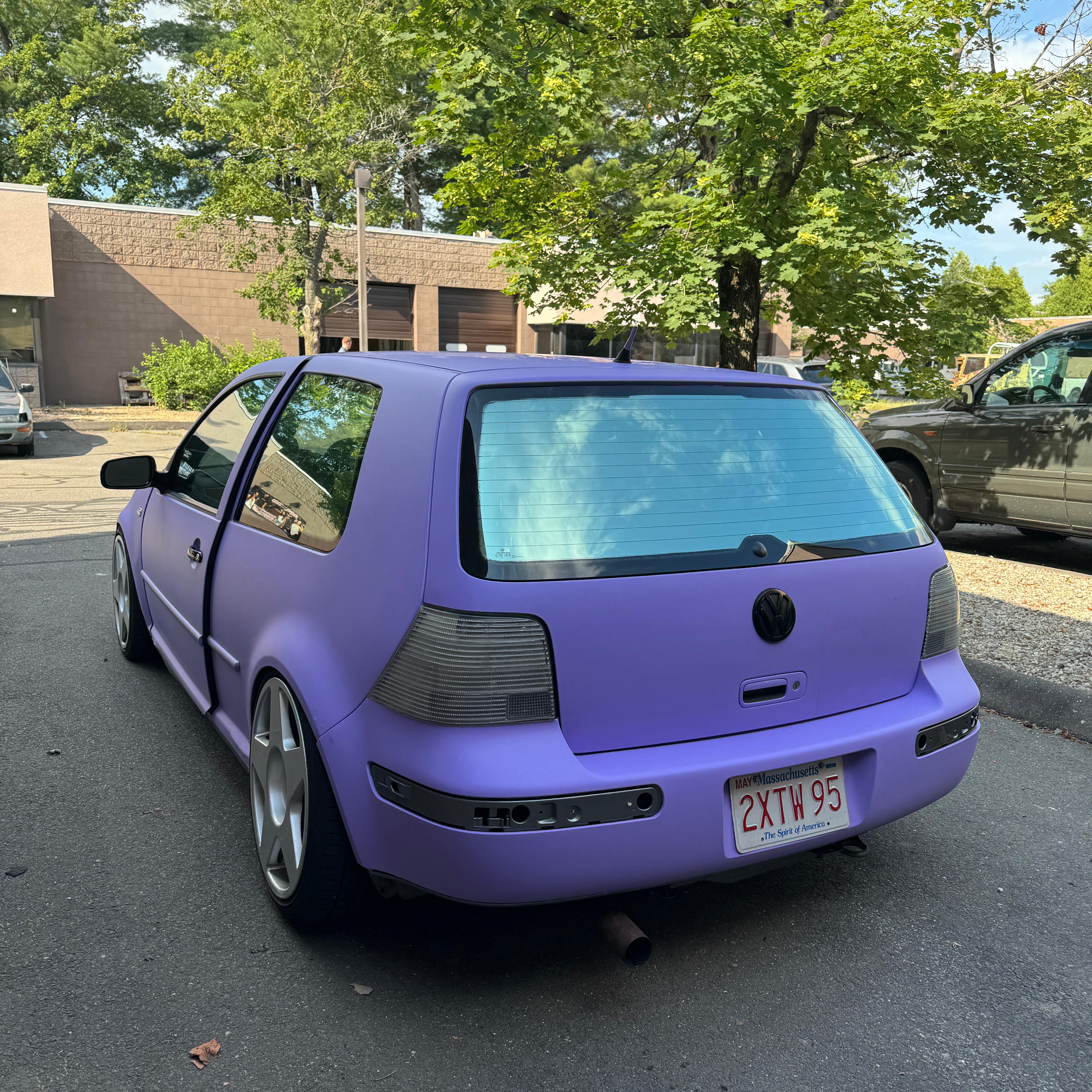 Matte Ultimate Flat Lavender Purple Car Vinyl Wrap  review Heidi Farrell 01