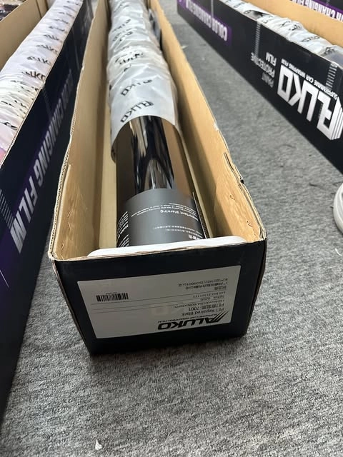 Gloss Self Healing Black Car Vinyl Wrap PET  review 