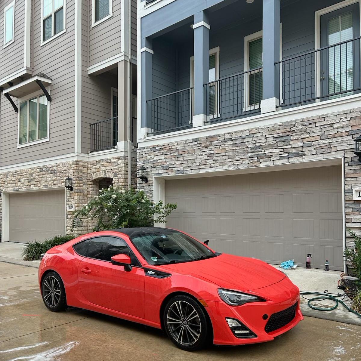 Gloss Porsche Orange Car Vinyl Wrap PET review grant 04