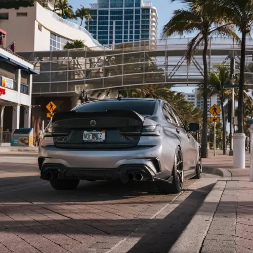 Matte Metallic Titanium Grey Car Vinyl Wrap PET review 