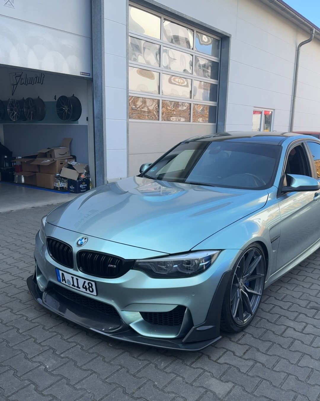 Gloss Metallic Hadlin Green Car Vinyl Wrap PET review _lenasophie_off 00