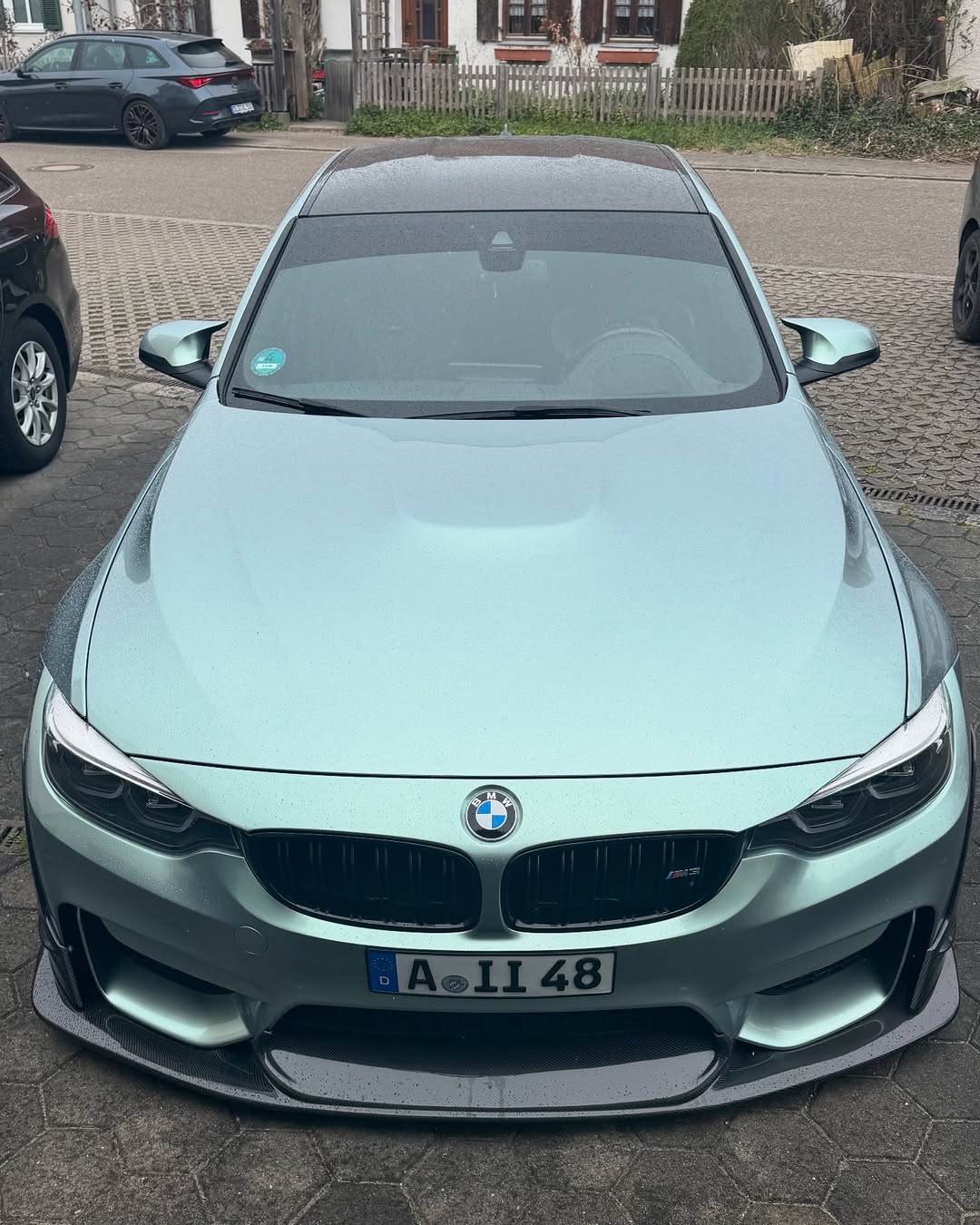 Gloss Metallic Hadlin Green Car Vinyl Wrap PET review _lenasophie_off 04