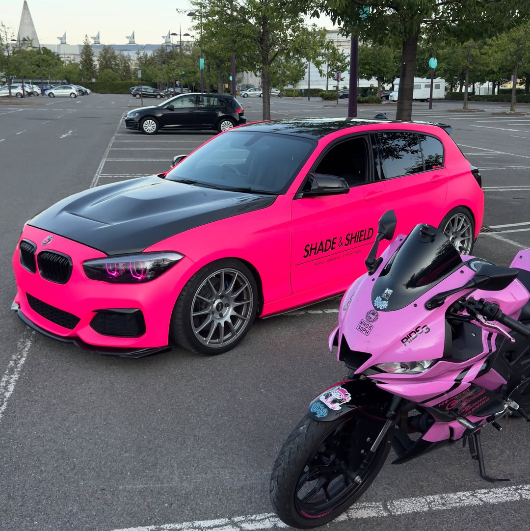 Ultimate Flat Fluorescent Pink Car Vinyl Wrap PET review dy17zzy_m140i 00