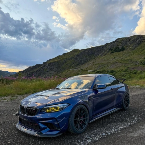 Gloss Metallic Tanzanite Blue Car Vinyl Wrap PET review 