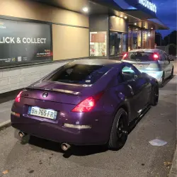 Gloss Metallic Twilight Purple Car Vinyl Wrap PET review Twilight 01