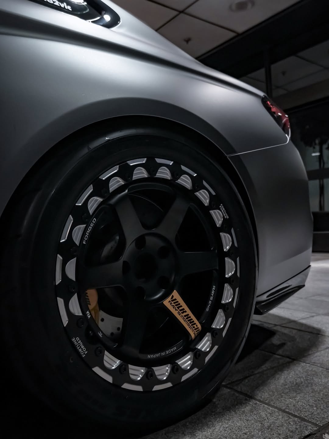 Matte Metallic Dark AMG Grey Car Vinyl Wrap PET review f82vic 05