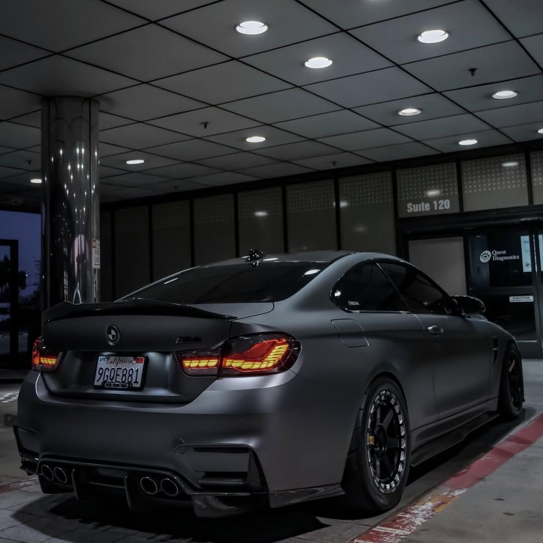 Matte Metallic Dark AMG Grey Car Vinyl Wrap PET review f82vic 04