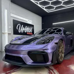 Gloss Metallic Viola Purple Car Vinyl Wrap review urbanwrapil 03