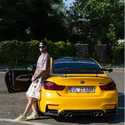 Gloss Metallic Golden Yellow Car Vinyl Wrap  review bogdan_abr 01