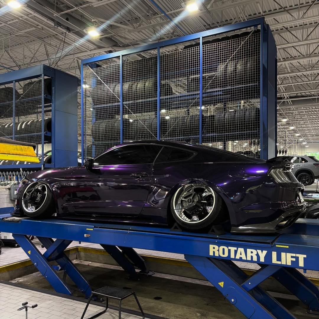 Gloss Metallic Ghost Midnight Purple Car Vinyl Wrap PET review jengonnzales 02