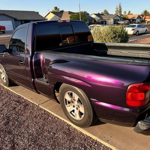 Gloss Metallic Midnight Purple Car Vinyl Wrap BMW PET review 