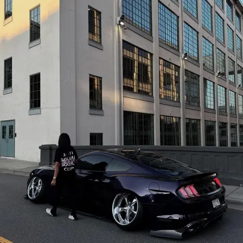 Gloss Metallic Ghost Midnight Purple Car Vinyl Wrap PET review 