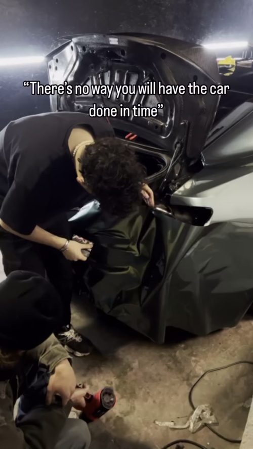 Gloss Metallic Interstellar Green Car Vinyl Wrap PET review 