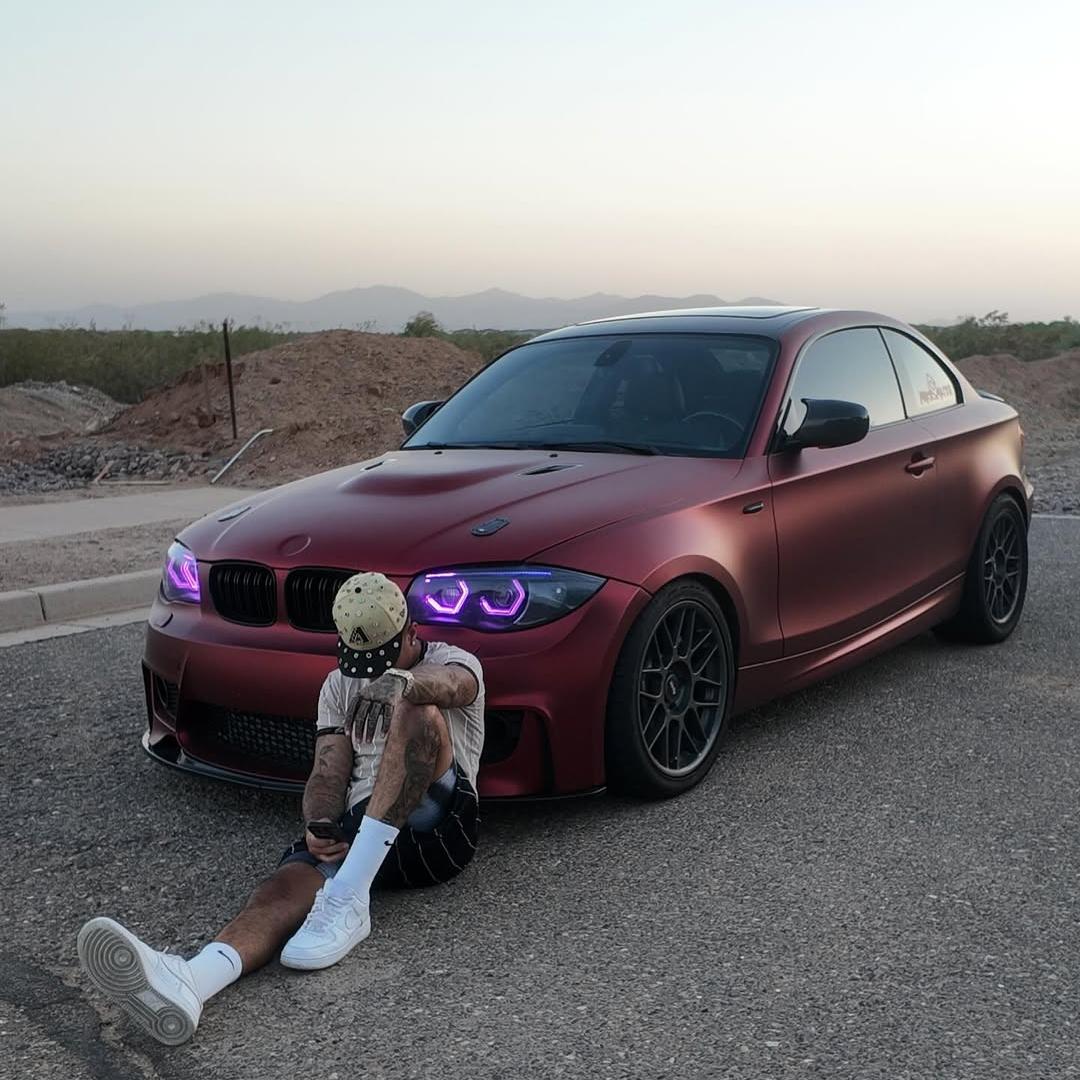 Satin Chrome Metallic Romanee Red Car Vinyl Wrap  review Mike 00