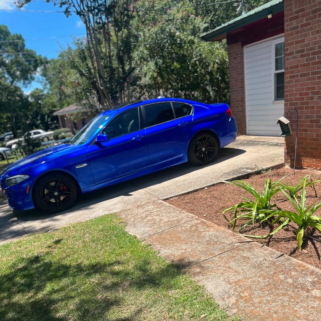 Gloss Metallic Deep Blue Car Vinyl Wrap PET review realsolorichey 02