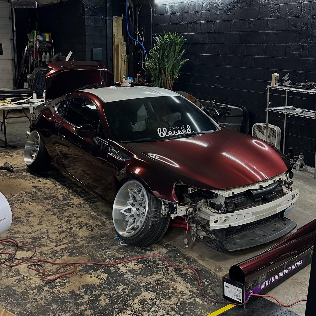 Gloss Metallic Black Rose Car Vinyl Wrap review jameszxc_ 01