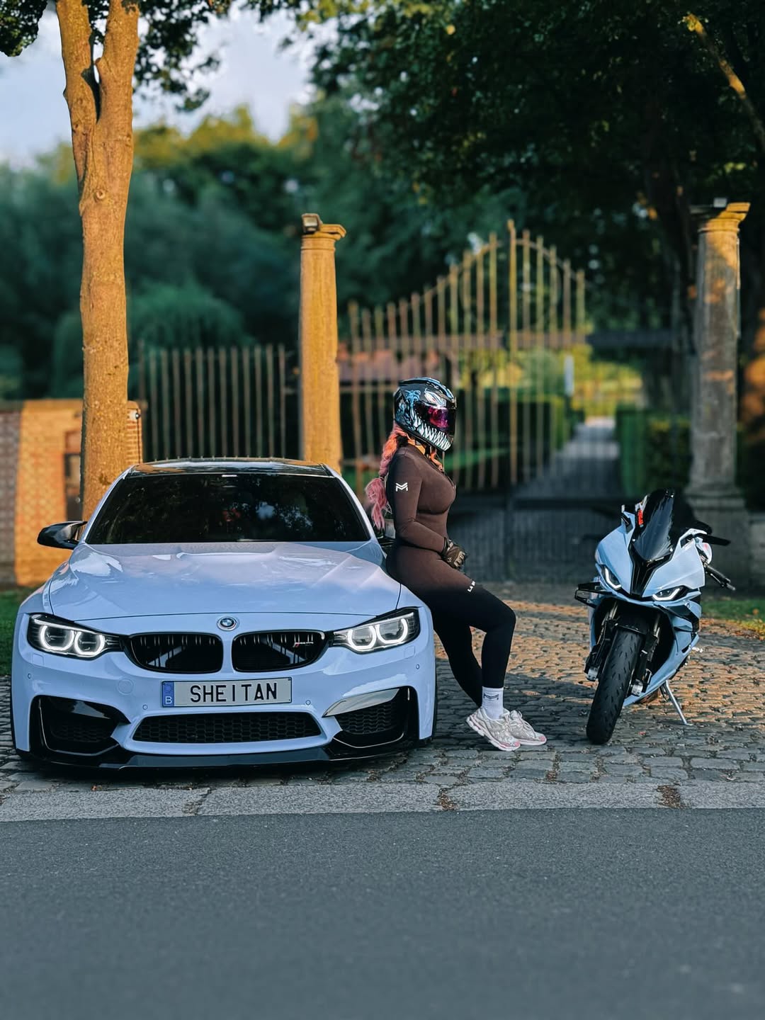 Gloss Macaron Baby Blue Car Vinyl Wrap PET review sparl 03