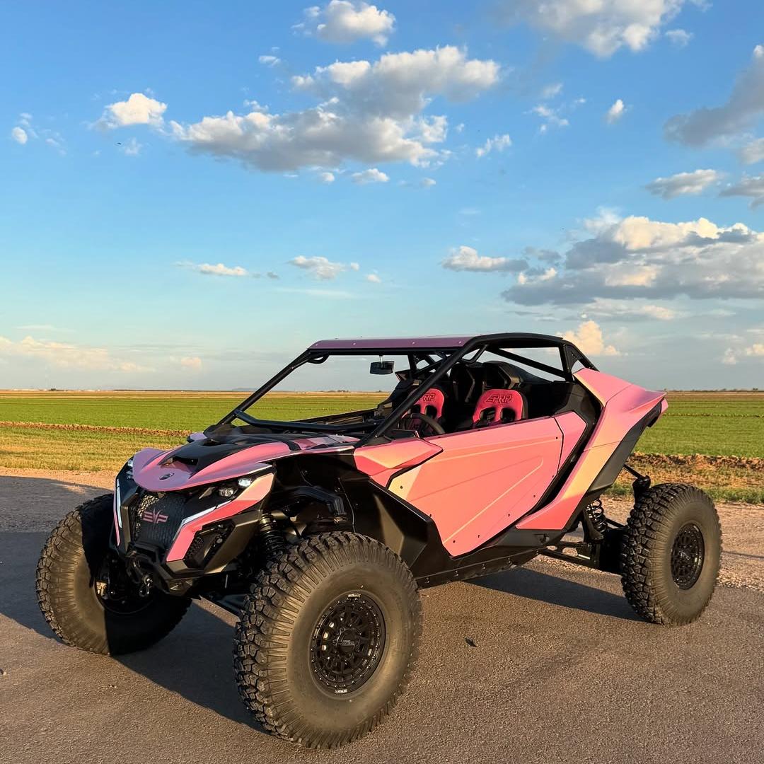 Gloss Metallic Rainbow Laser Pink Car Vinyl Wrap review thelmhale 02