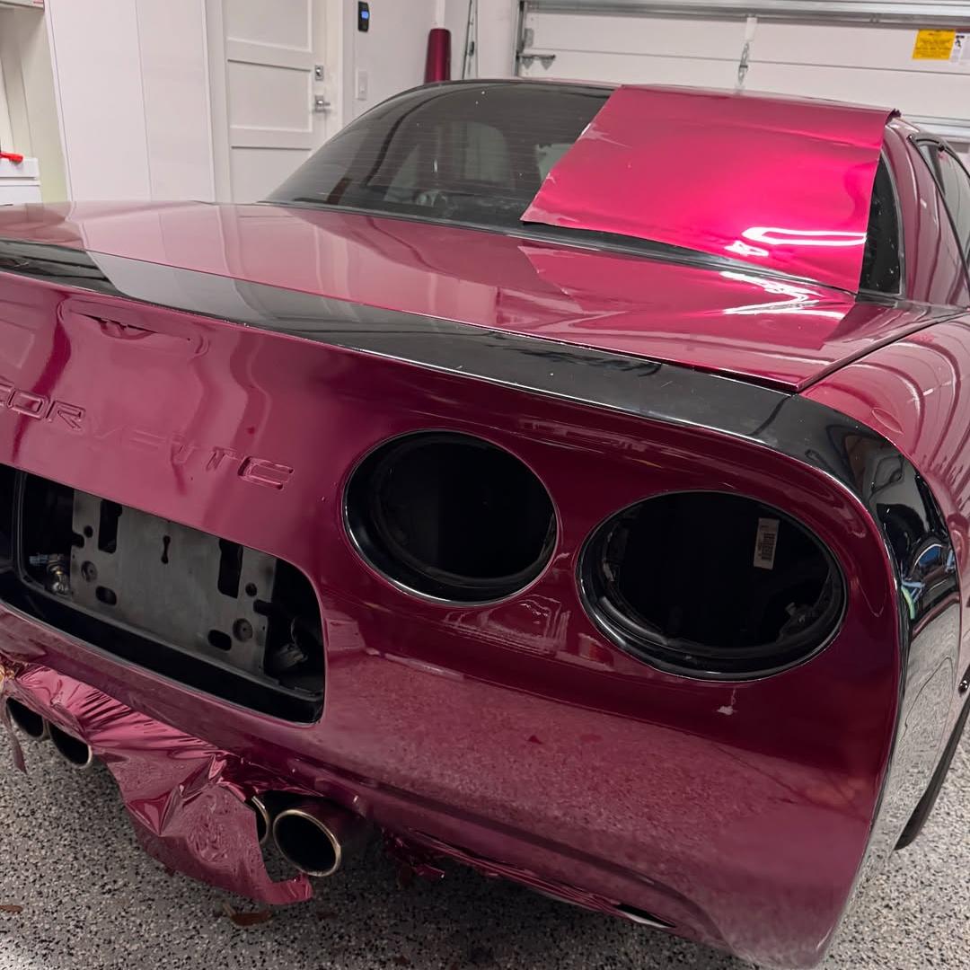 Gloss Metallic Pagoda Red Car Vinyl Wrap PET review tobydcars 01