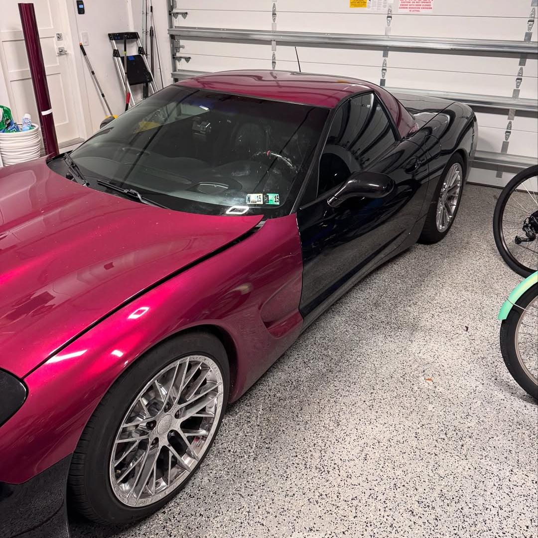 Gloss Metallic Pagoda Red Car Vinyl Wrap PET review tobydcars 02