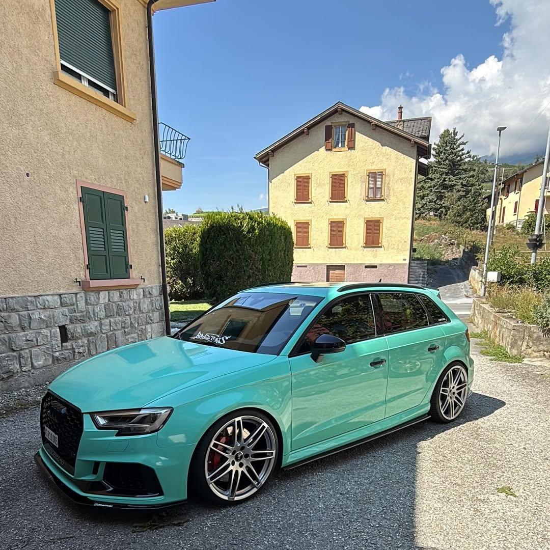 Gloss Porsche Mint Green Car Vinyl Wrap PET review xaviis.rs3 02