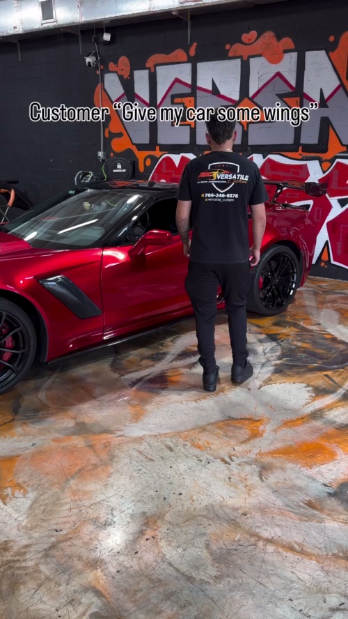 Gloss Metallic Liquid Ruby Red Car Vinyl Wrap PET review 