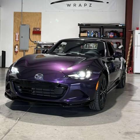 Gloss Metallic Midnight Purple Car Vinyl Wrap BMW PET review legendary_wrapz 01