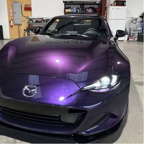 Gloss Metallic Midnight Purple Car Vinyl Wrap BMW PET review legendary_wrapz 00