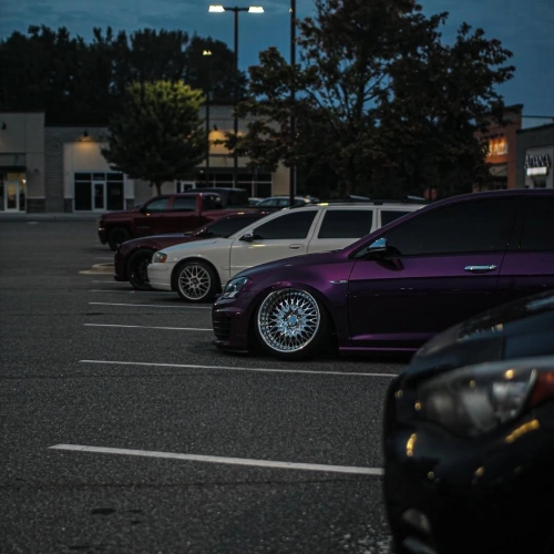 Gloss Metallic Passionate Purple Car Vinyl Wrap PET review 