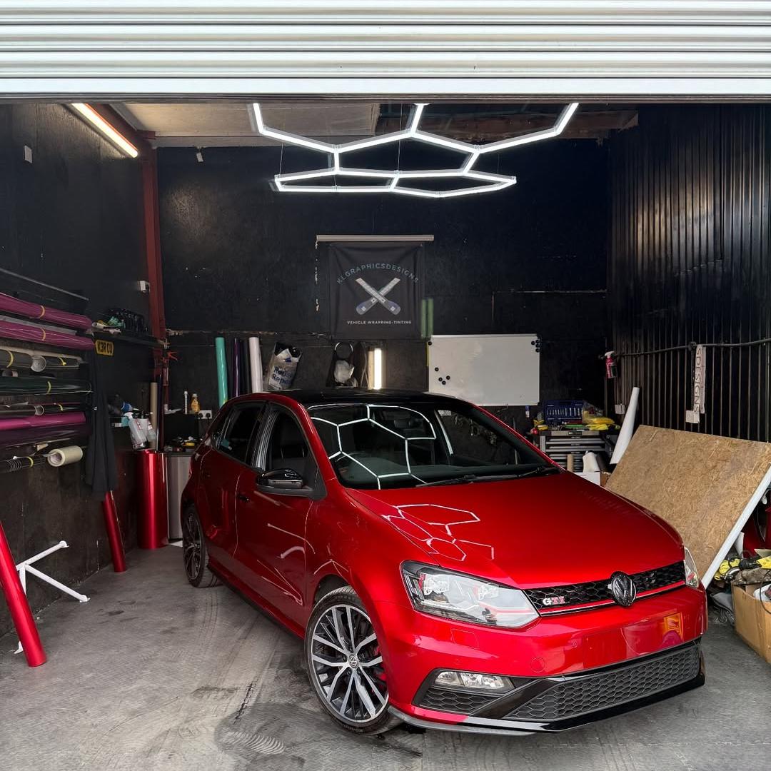 Gloss Metallic Liquid Ruby Red Car Vinyl Wrap PET review klgraphicsdesign 02