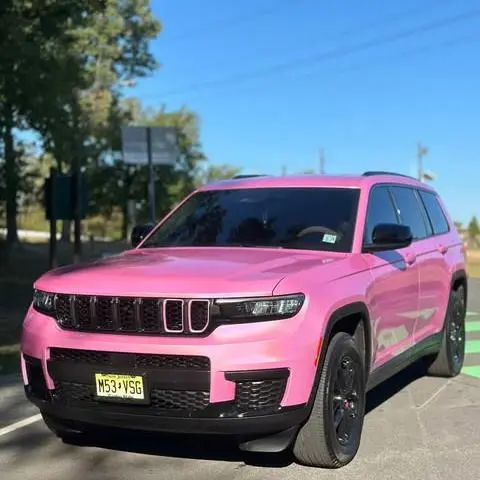 Gloss Metallic Rainbow Laser Pink Car Vinyl Wrap review 