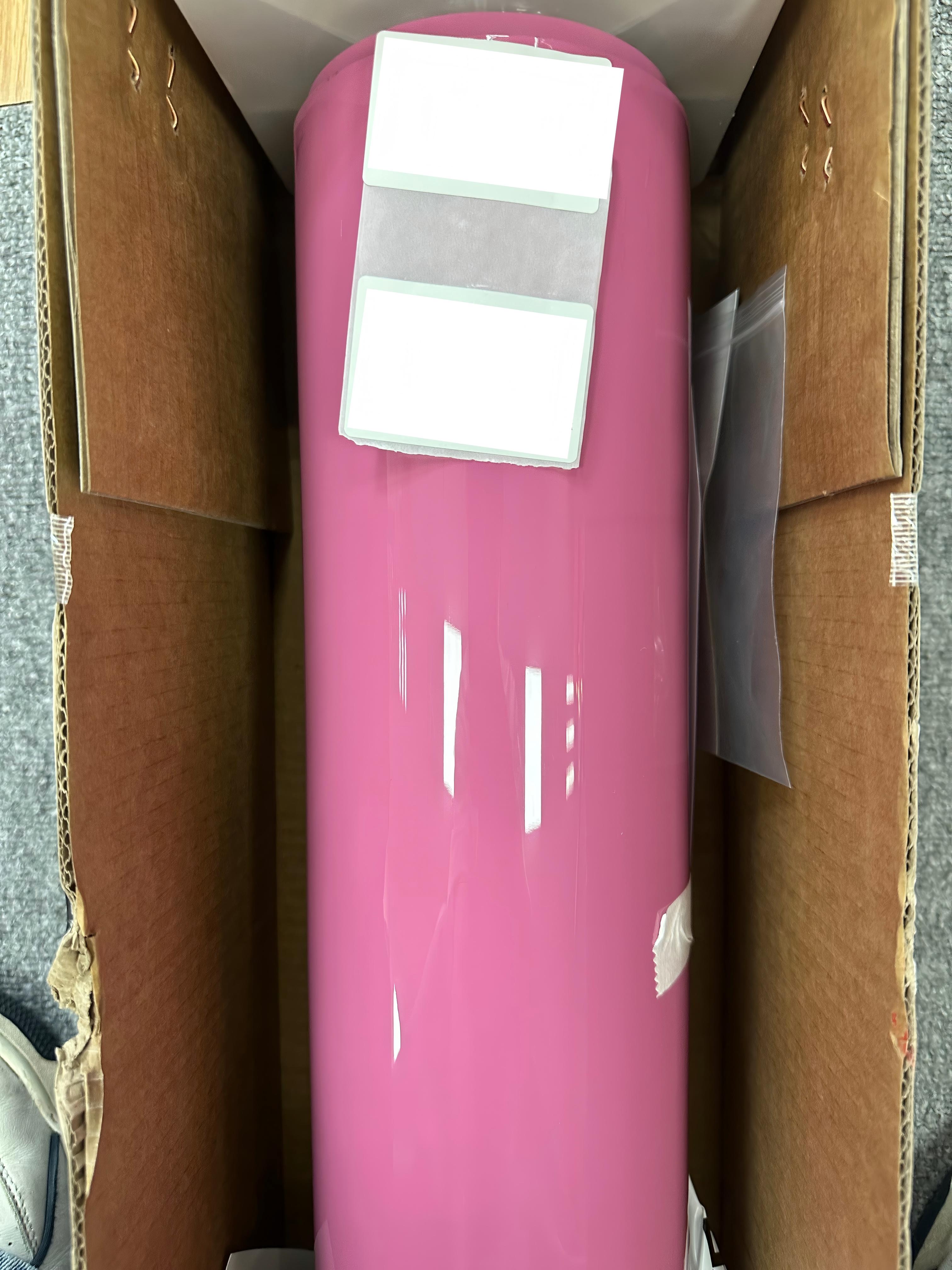 Gloss Tulip Pink Car Vinyl Wrap PET review christinaroki 00
