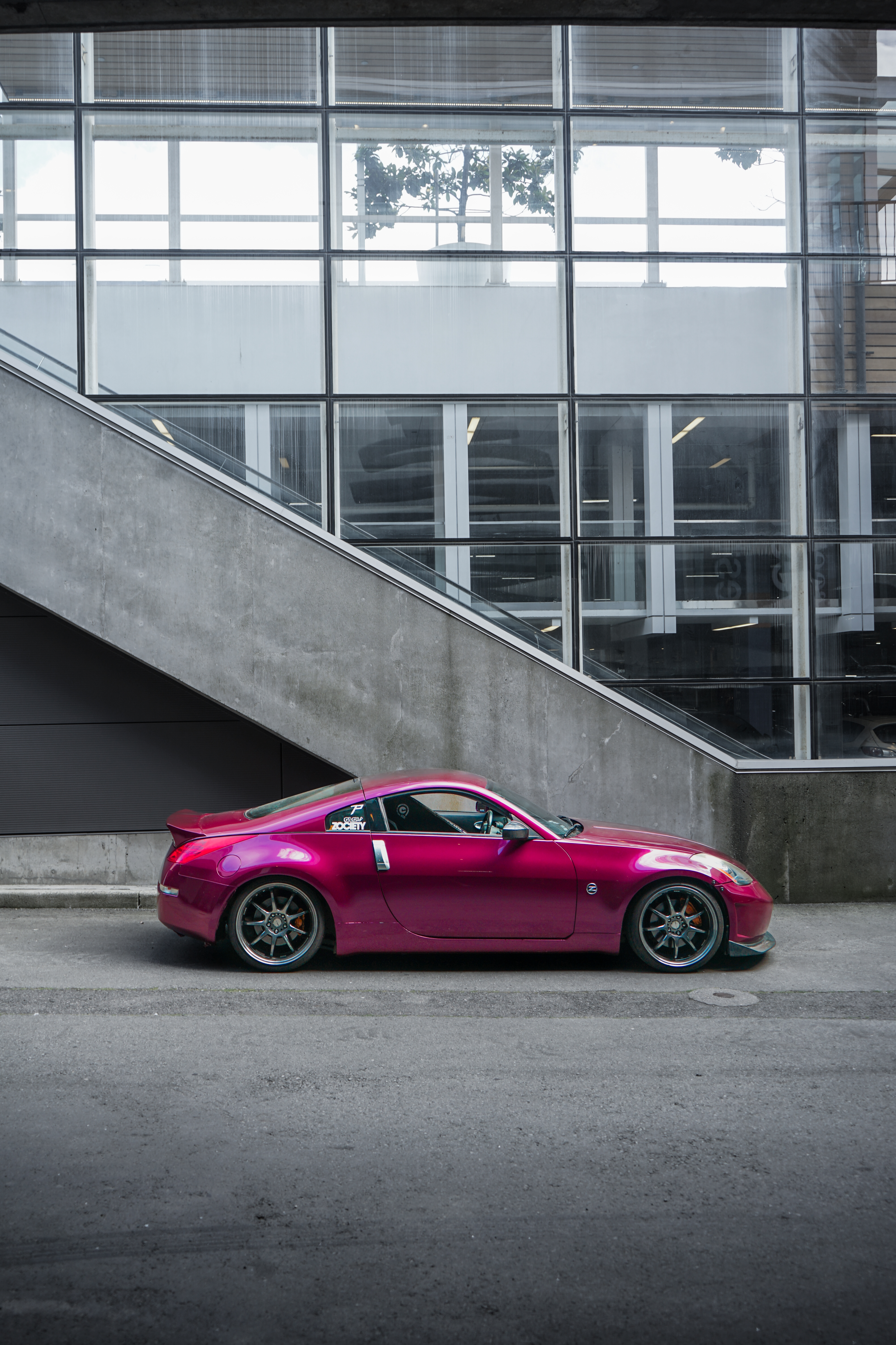 Gloss Metallic Rubellite Red Car Vinyl Wrap PET review Pretty in Vinyl 02