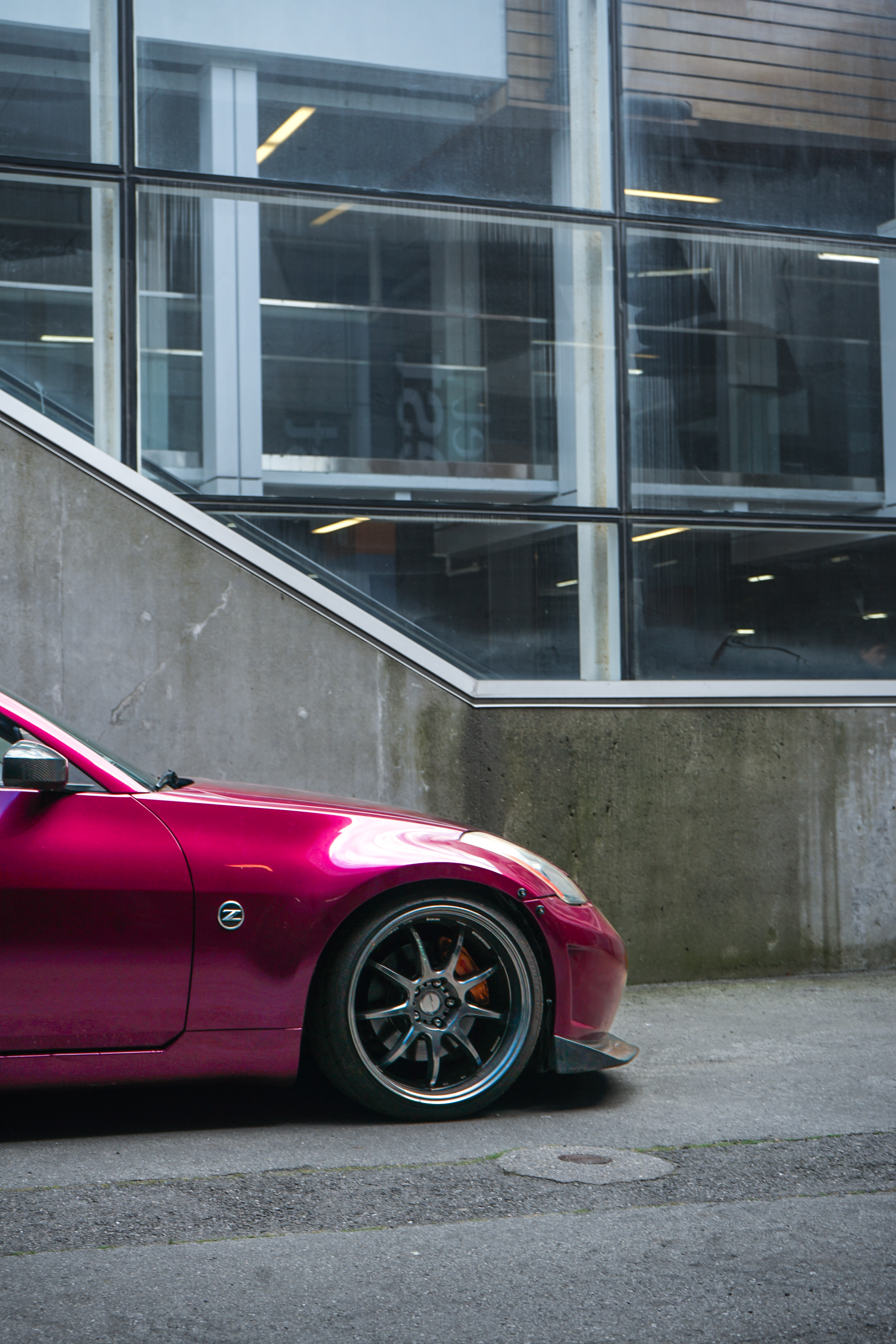 Gloss Metallic Rubellite Red Car Vinyl Wrap PET review Pretty in Vinyl 03