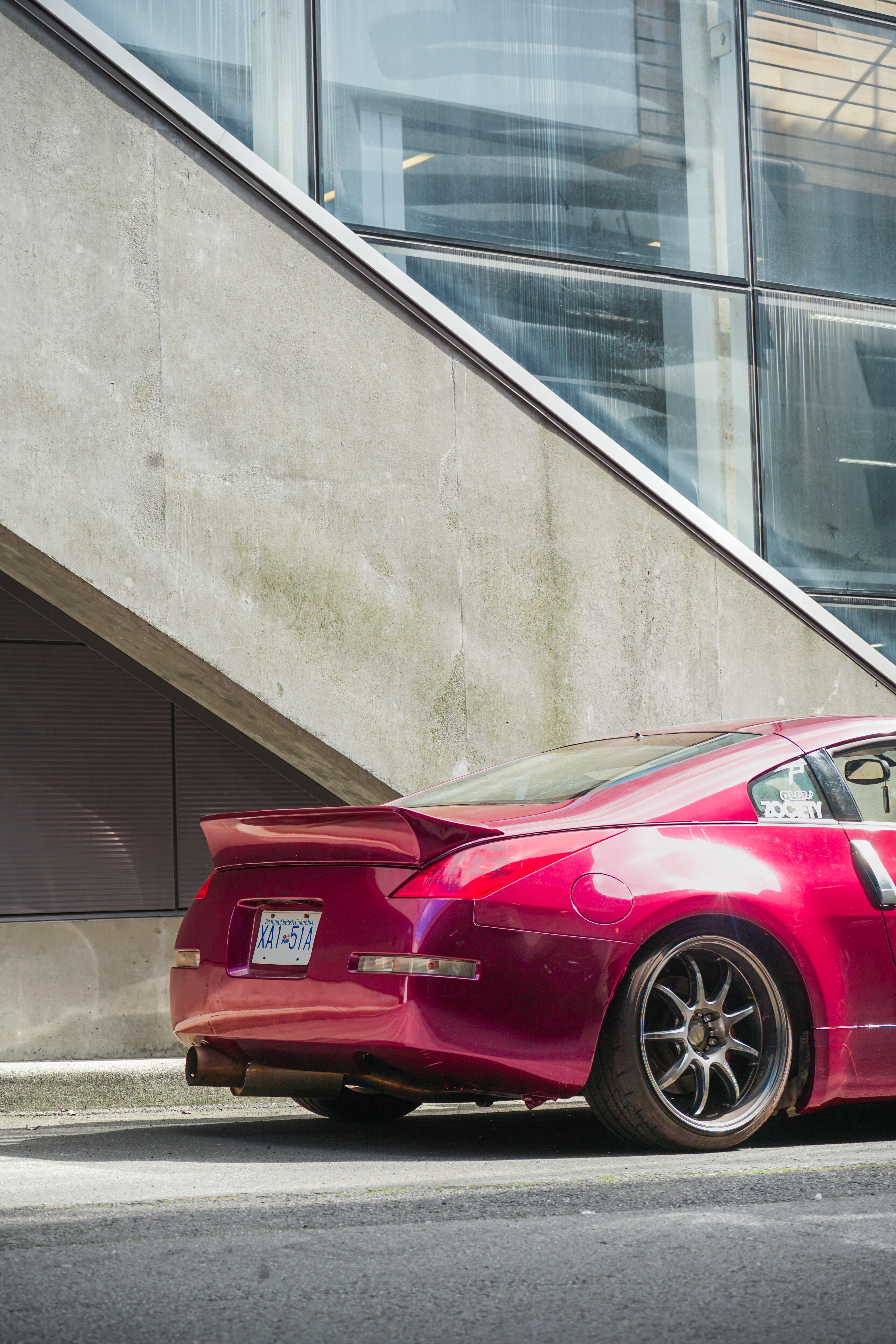 Gloss Metallic Rubellite Red Car Vinyl Wrap PET review Pretty in Vinyl 05