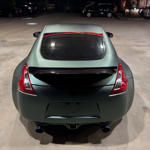 Matte Metallic Satin Hunter Green Car Vinyl Wrap PET review 