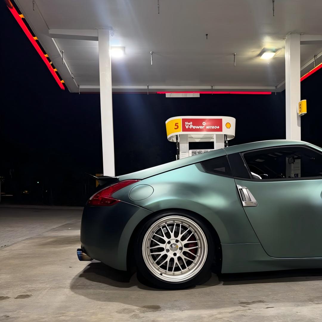 Matte Metallic Satin Hunter Green Car Vinyl Wrap review wrappedbymelly 01