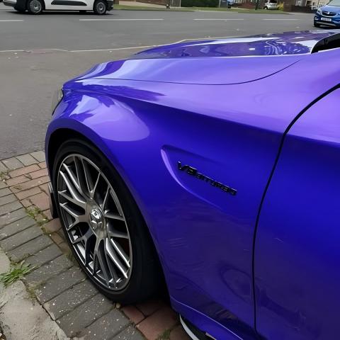 Glossy Metallic Royalty Purple Explosion Purple Vinyl Wrap PET review kailendavey 07