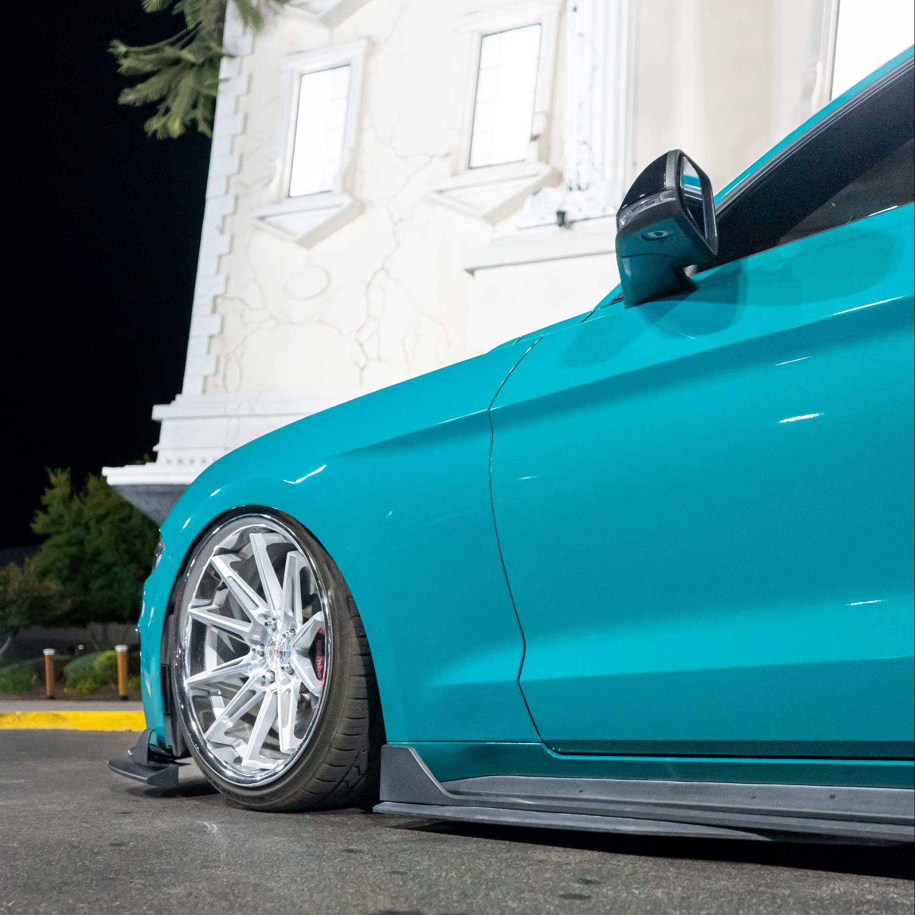 Gloss Storm Green Car Vinyl Wrap PET review Bryan Juarez 06