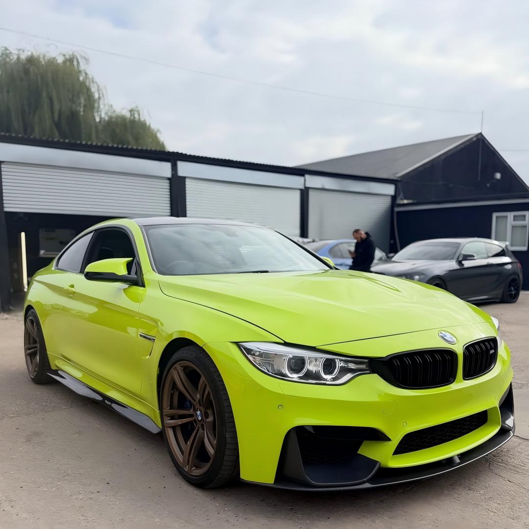 Gloss Acid Green Car Vinyl Wrap PET review klgraphicsdesigns 01