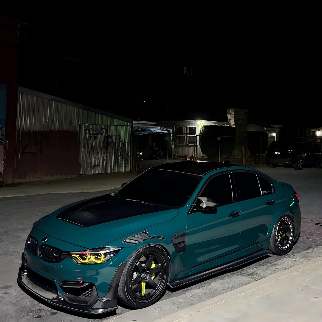 Gloss Mohsen Green Car Vinyl Wrap PET review giancarlorioss 05