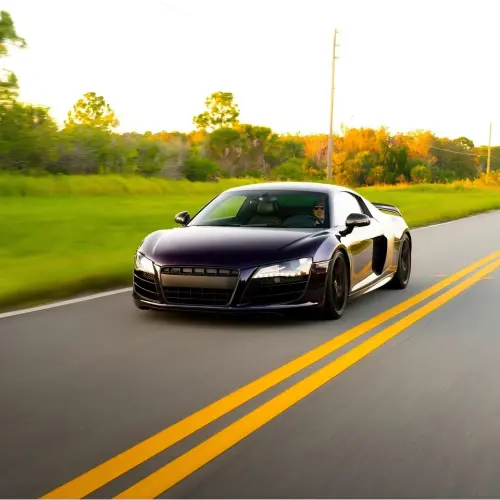 Gloss Metallic Ghost Midnight Purple Car Vinyl Wrap PET review 