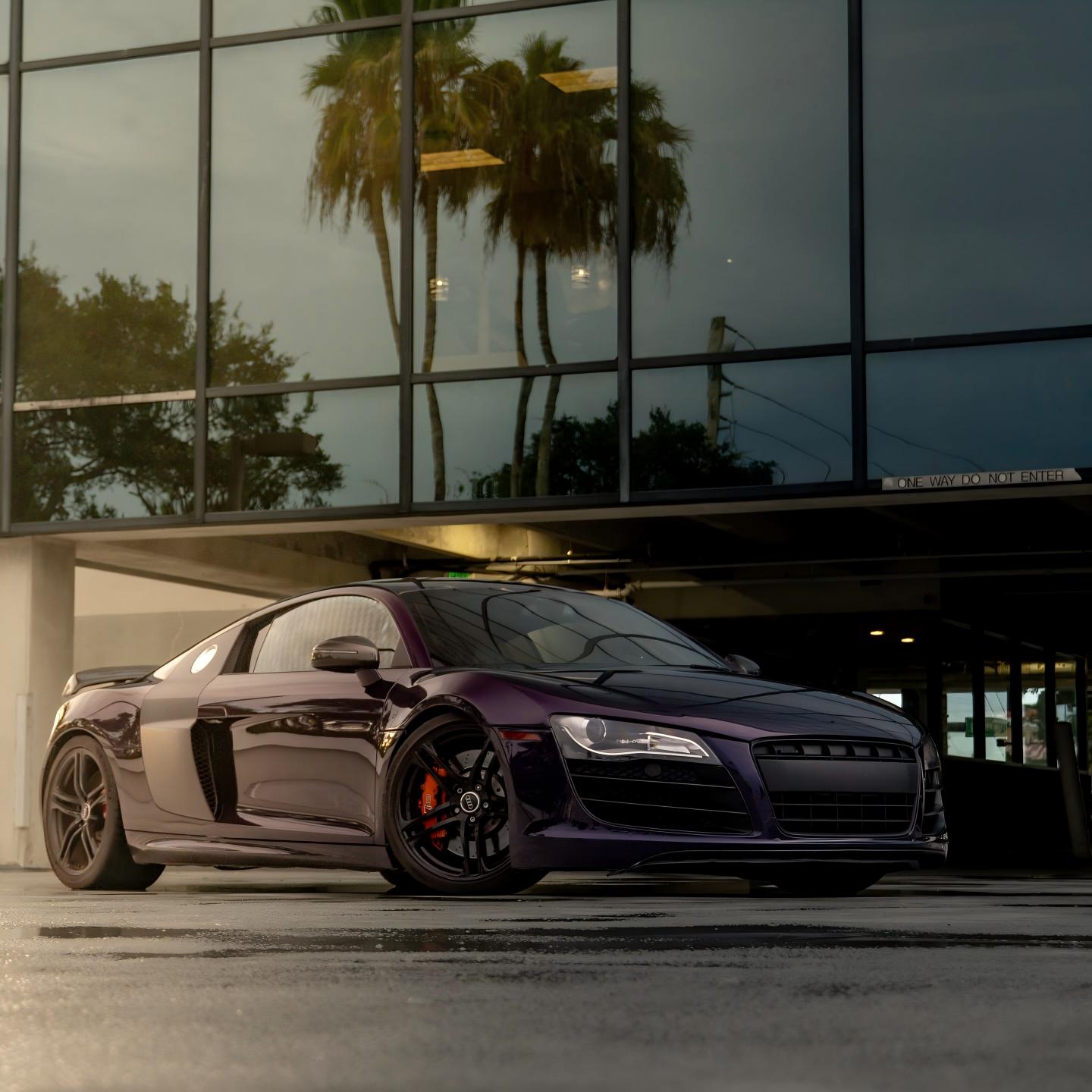 Gloss Metallic Ghost Midnight Purple Car Vinyl Wrap PET review schmodified 01