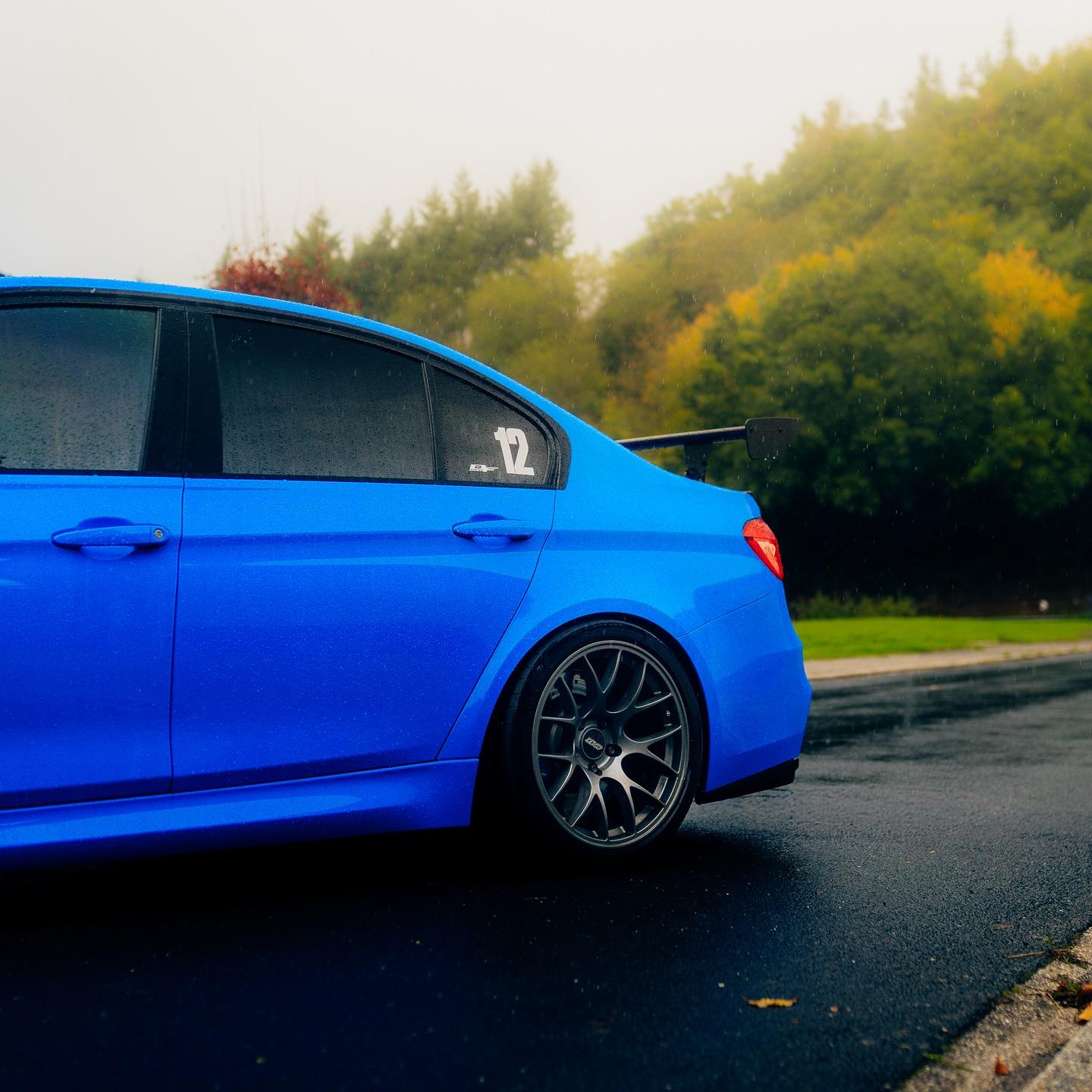 Gloss Voodoo Blue Car Vinyl Wrap PET review Voodoo 06