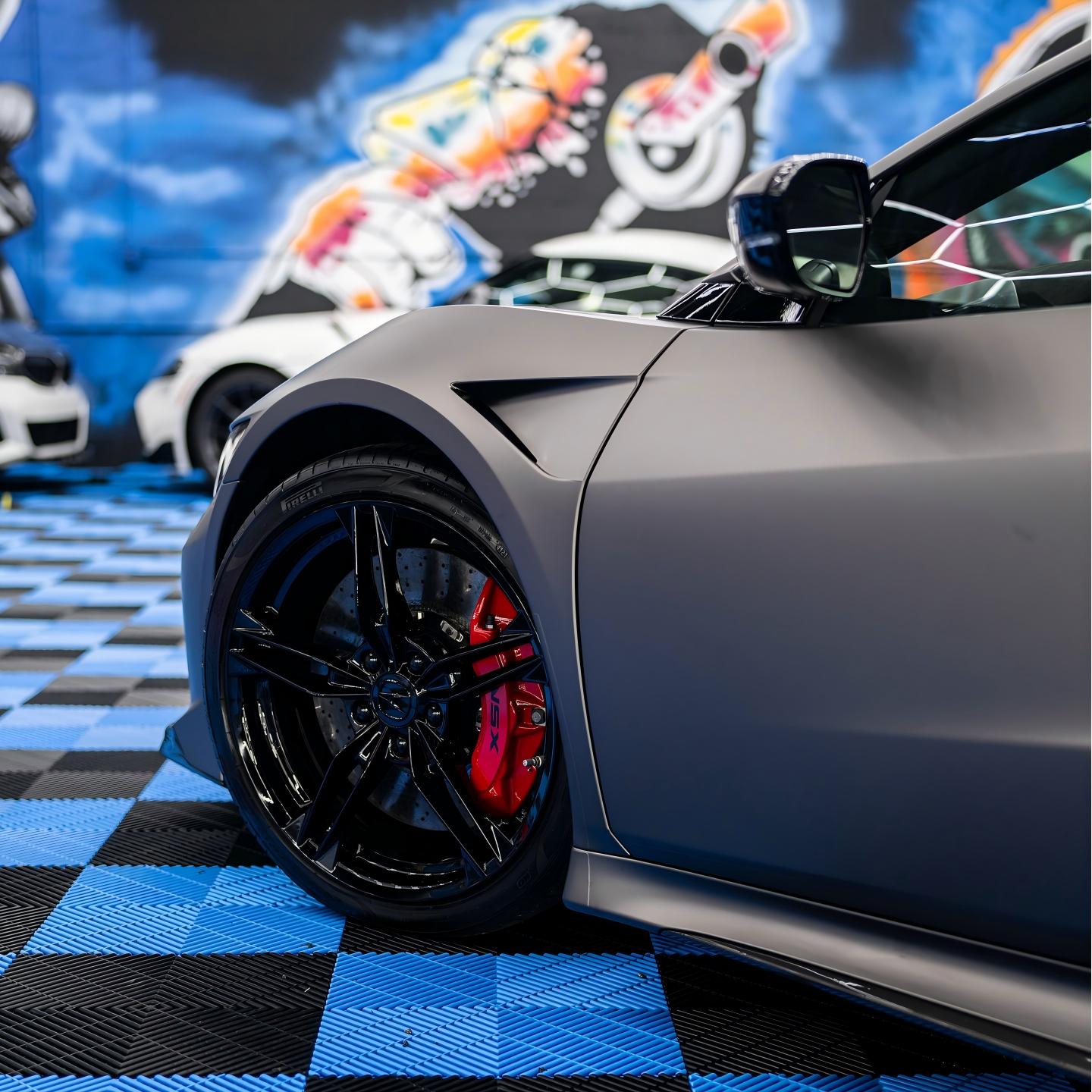 Matte Ultimate Flat Meteorites Grey Car Vinyl Wrap PET review perfection_autospa 01