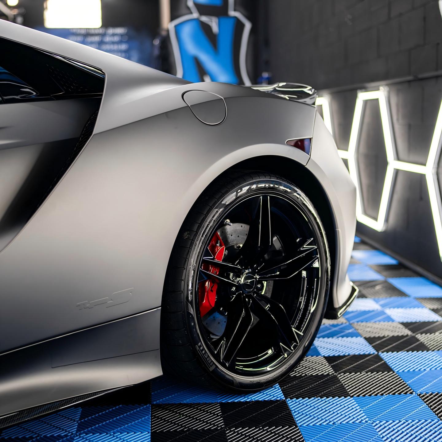 Matte Ultimate Flat Meteorites Grey Car Vinyl Wrap PET review perfection_autospa 02