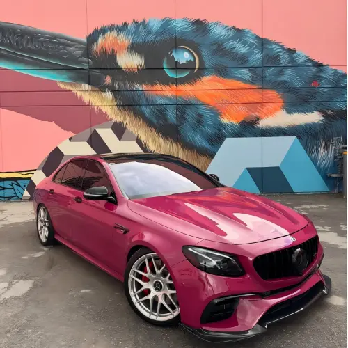 Gloss Ruby Star Car Vinyl Wrap PET review 