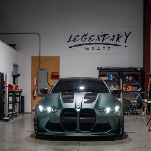 Matte Metallic Satin Hunter Green Car Vinyl Wrap review 