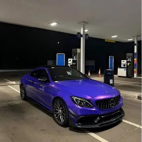 Glossy Metallic Royalty Purple Explosion Purple Vinyl Wrap PET review kailendavey